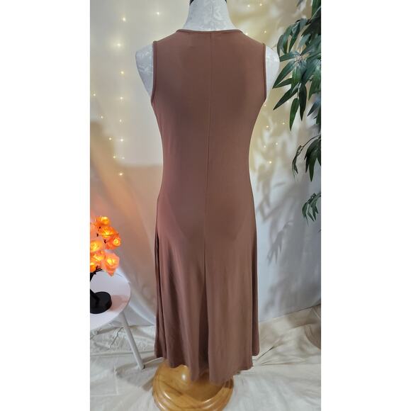 Attitudes by Renee NWT QVC Animal Print Duster Maxi Dress Set Womens Size XXSP - Picture 7 of 14